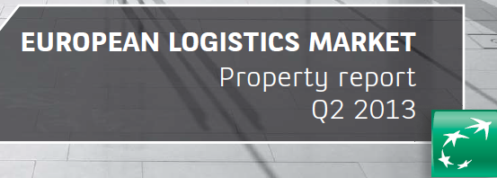 “The European Logistics Market, Q2 2013” report prepared by BNP Paribas Real Estate was published. 